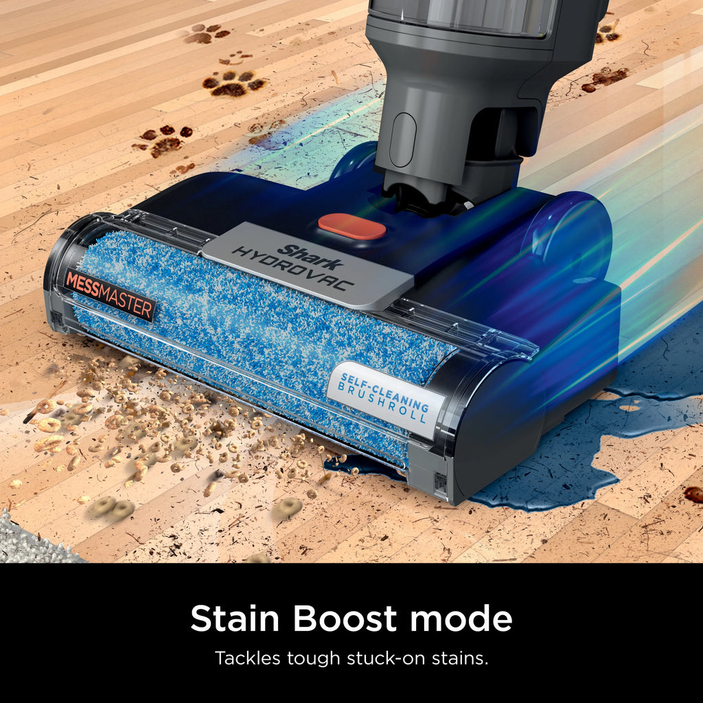 Shark HydroVac MessMaster Wet Dry Corded Vacuum Cleaner, 3-in-1 Multi-Surface Vacuum Mop & Self-Cleaning System, Lightweight, Powerful Suction, for Hard Floors & Area Rugs, WD160