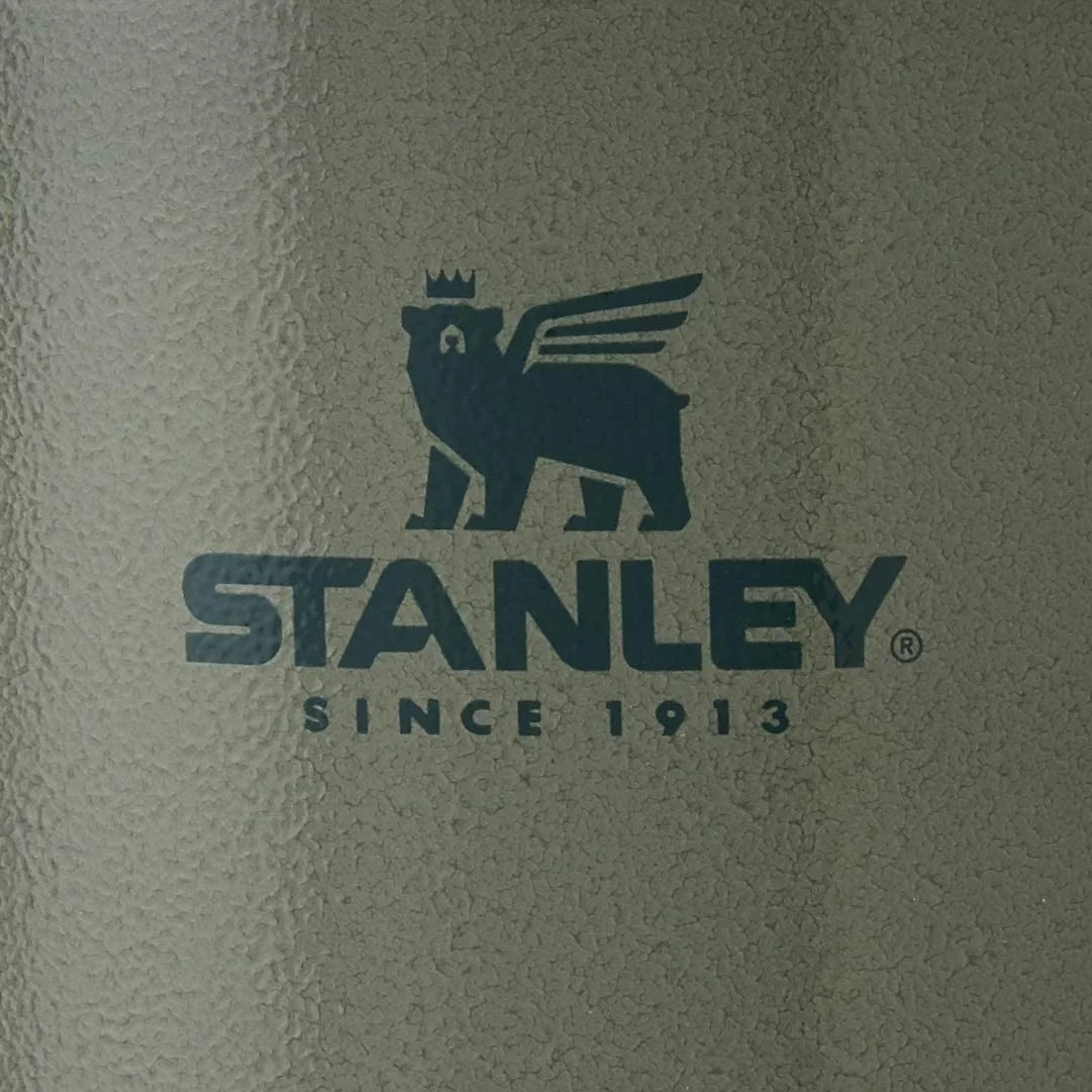 Stanley Classic Stay-Hot French Press Coffee Maker 48 oz | 5 Minute Brew, 4 Hours Hot | Mesh Filter for Coffee Grounds | Insulated Stainless Steel French Press | BPA-Free | Hammertone Green