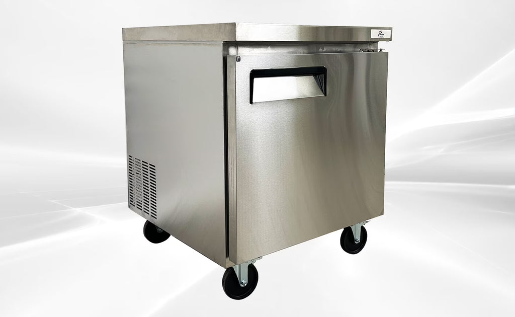 Cooler Depot 27.5 In. 7.2 Cu.ft Stainless Steel Undercounter Freezer AUF-0776 NSF ETL Certified