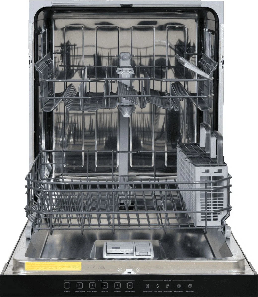 Kenmore 02214592 Built-in 24" Stainless Steel Tub Dishwasher, SmartWash, White, 34"H x 24"W x 25"D