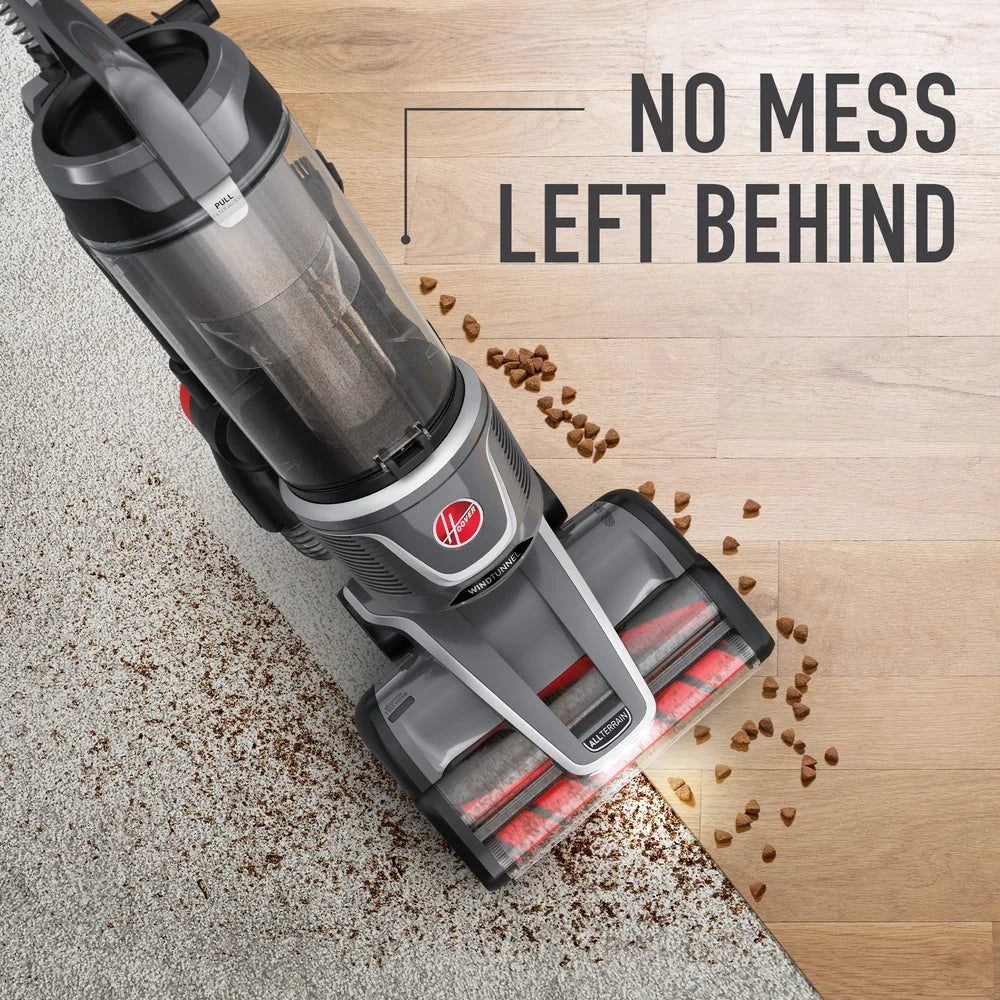 Hoover Upright Vacuum Cleaner - HEPA Media Filter Swivel Steering
