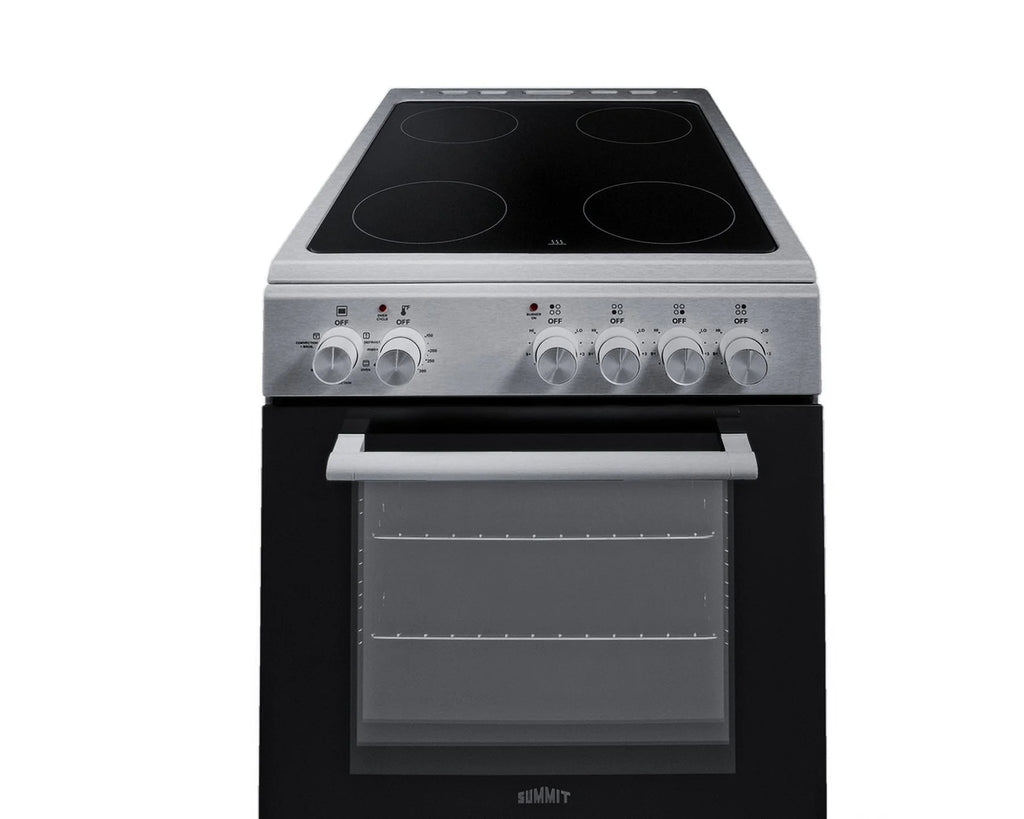 20" Wide Electric Smooth-Top Range