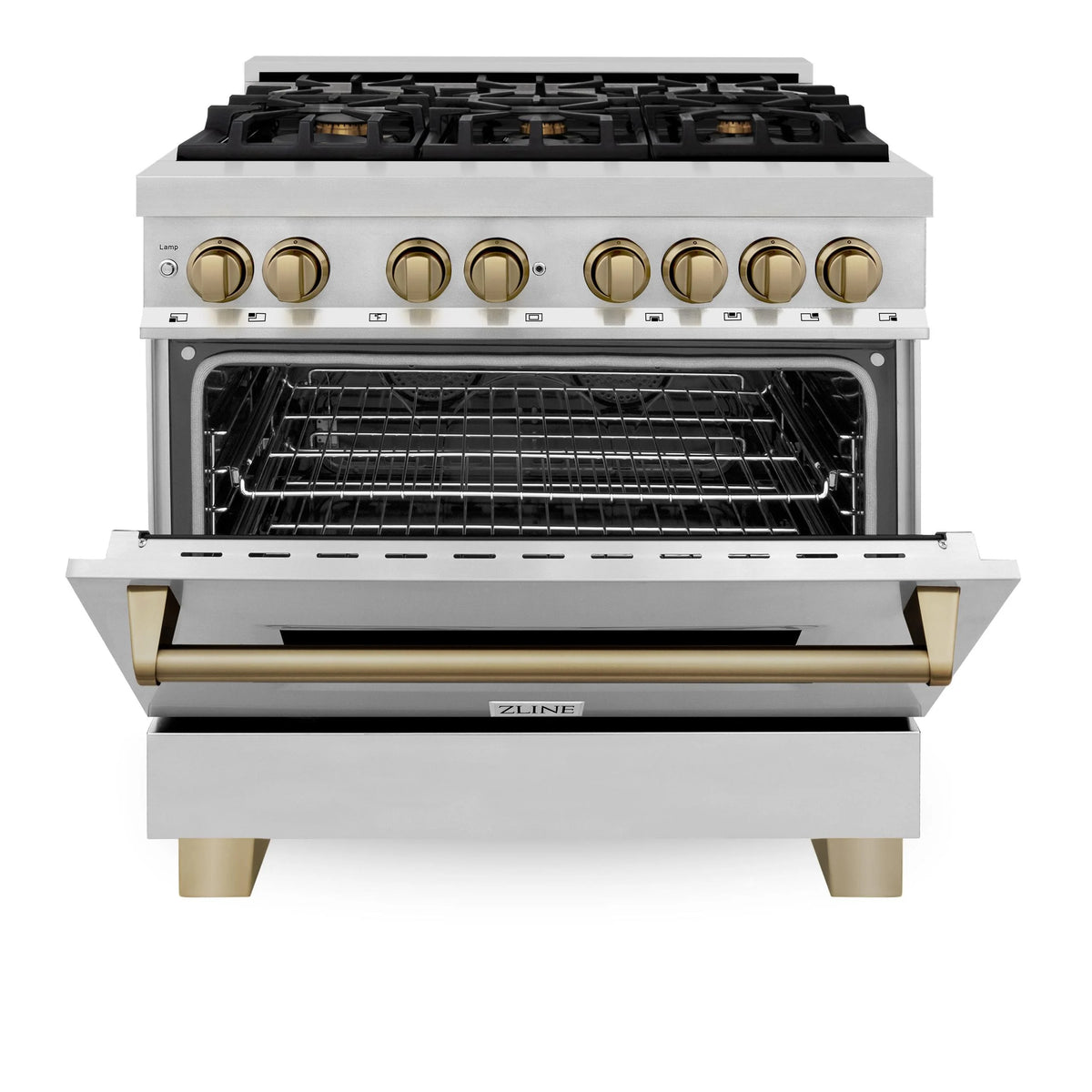 ZLINE KITCHEN AND BATH RAZWM36G professional gas range