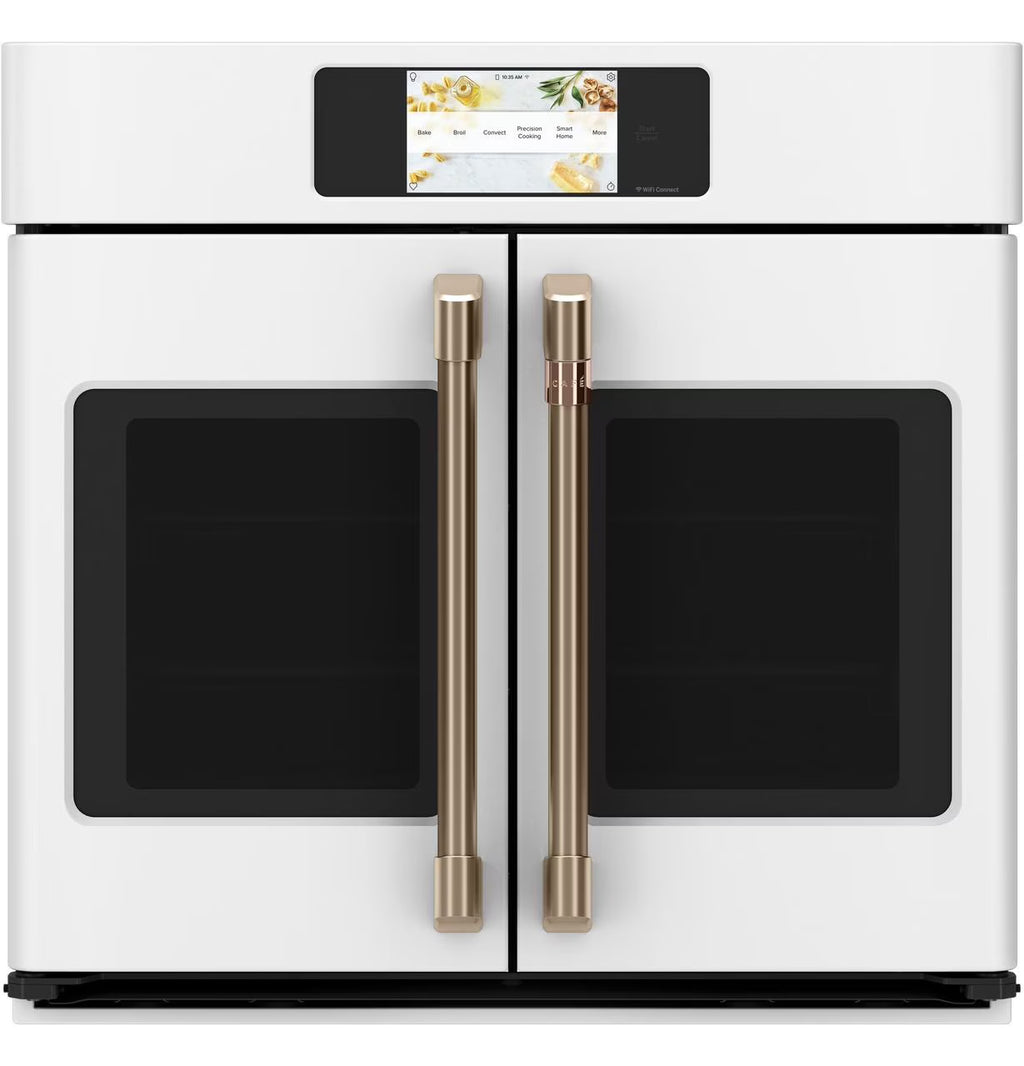 Cafe 30'' 5.0 cu ft Electric Single Wall Oven in Matte White