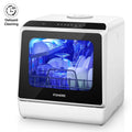 Countertop Dishwasher with Timeing Function, 6 Programs, 360��Dual Spray, 167�H High-Temp, Mini Portable Dishwasher for Home,Apartments,RVs