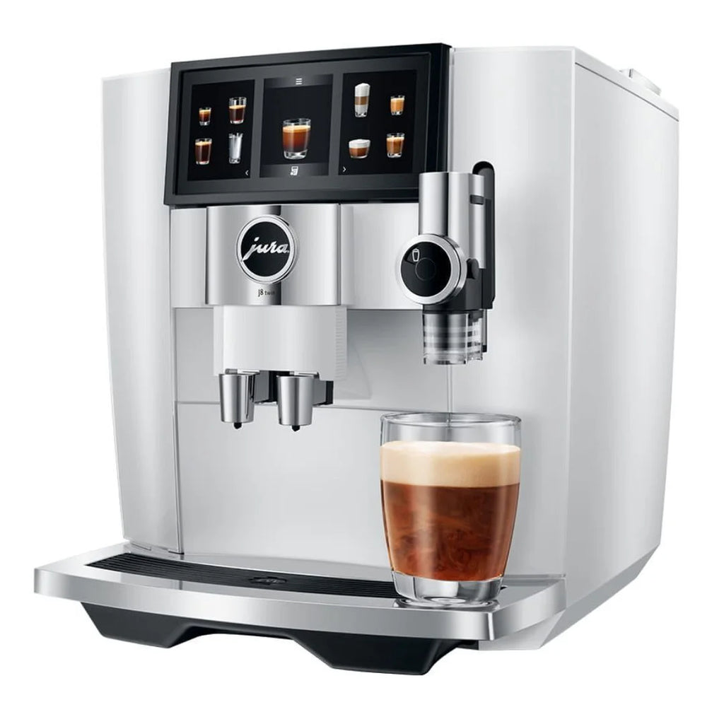 Jura J8 Twin Superautomatic Espresso Machine | 31 Recipes | Diamond Black | 15658