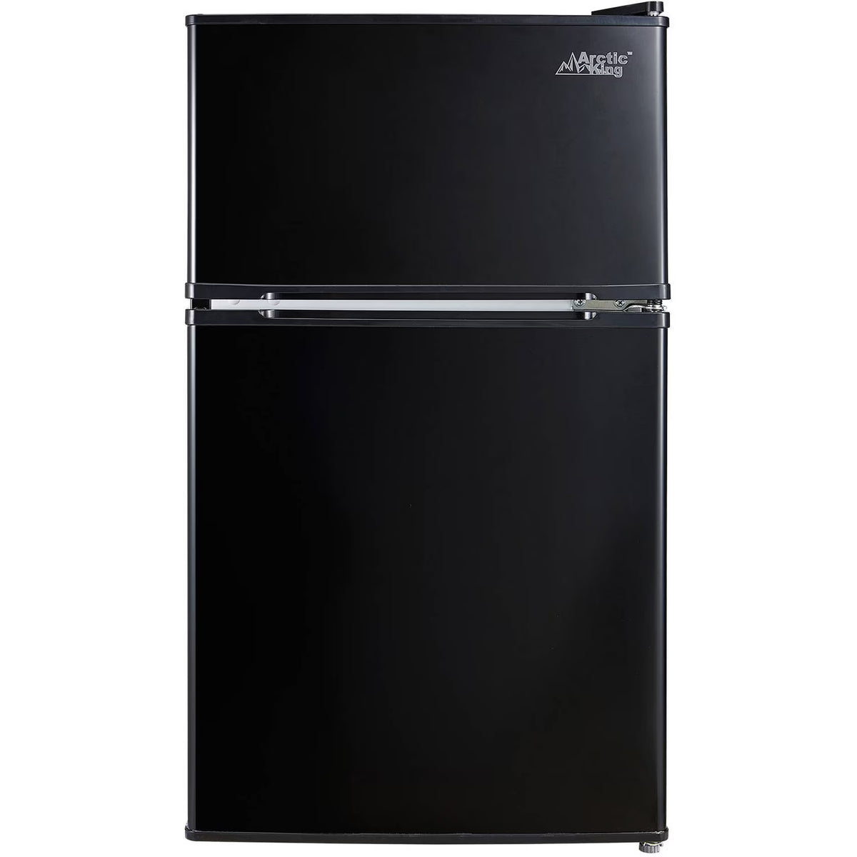 Arctic King 3.2 Cu ft Two Door Mini Fridge with Freezer, Stainless Steel, E-Star