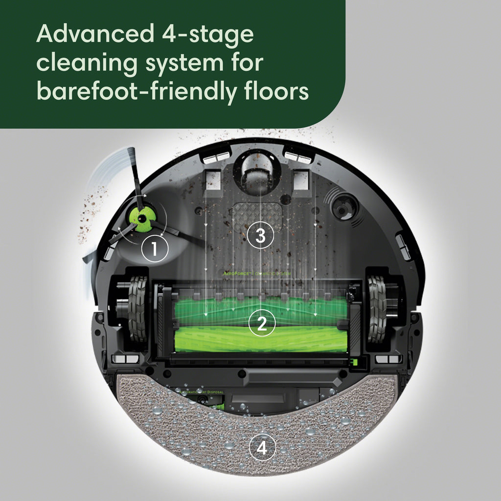 iRobot Roomba Combo 10 Max Robot Vacuum and Mop + AutoWash Dock