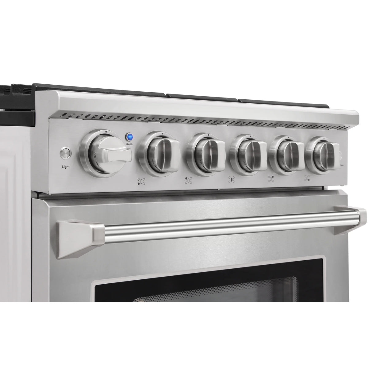 KOSTCH 30-in 5 burners 4.55-cu ft Convection Oven Freestanding Liquid Propane Gas Range ( Stainless steel )