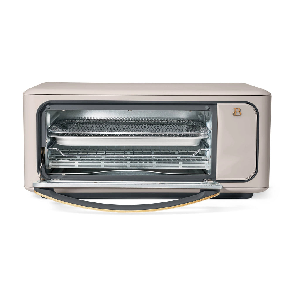 Beautiful Infrared Air Fryer Toaster Oven, 9-Slice, 1800 W, White Icing by Drew Barrymore