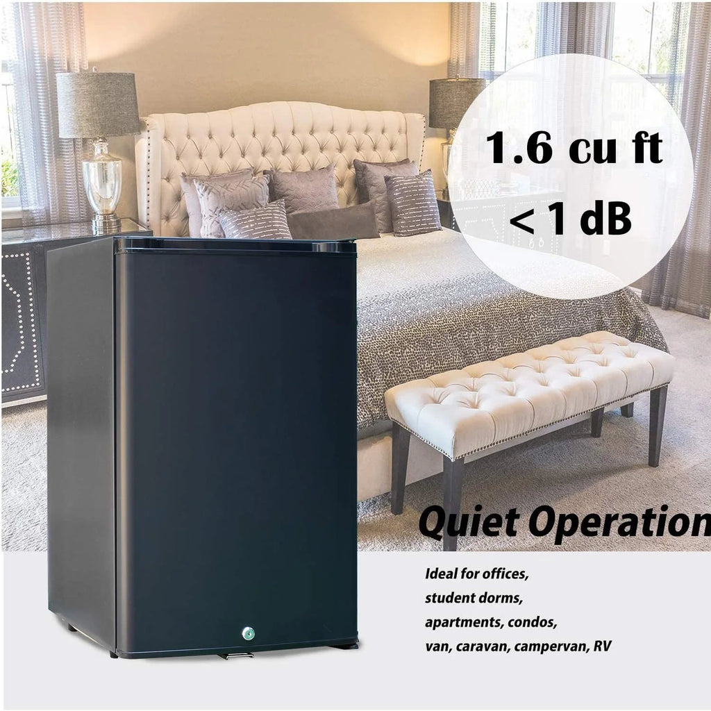 Smad 1.7 Cu ft Quiet 2-Way Refrigerator Dometic RV Camper Fridge Car Cooler Bedroom, Reversible Door