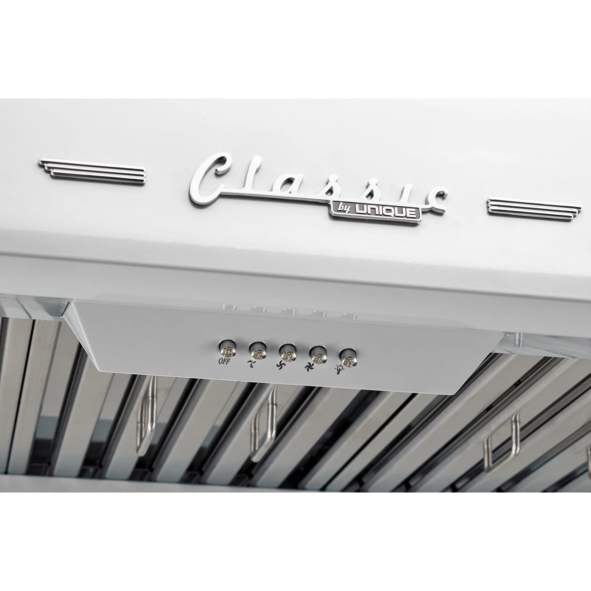 Unique Classic Retro 30" Under Cabinet Range Hood with 700 CFM and LED Lighting 110 volts