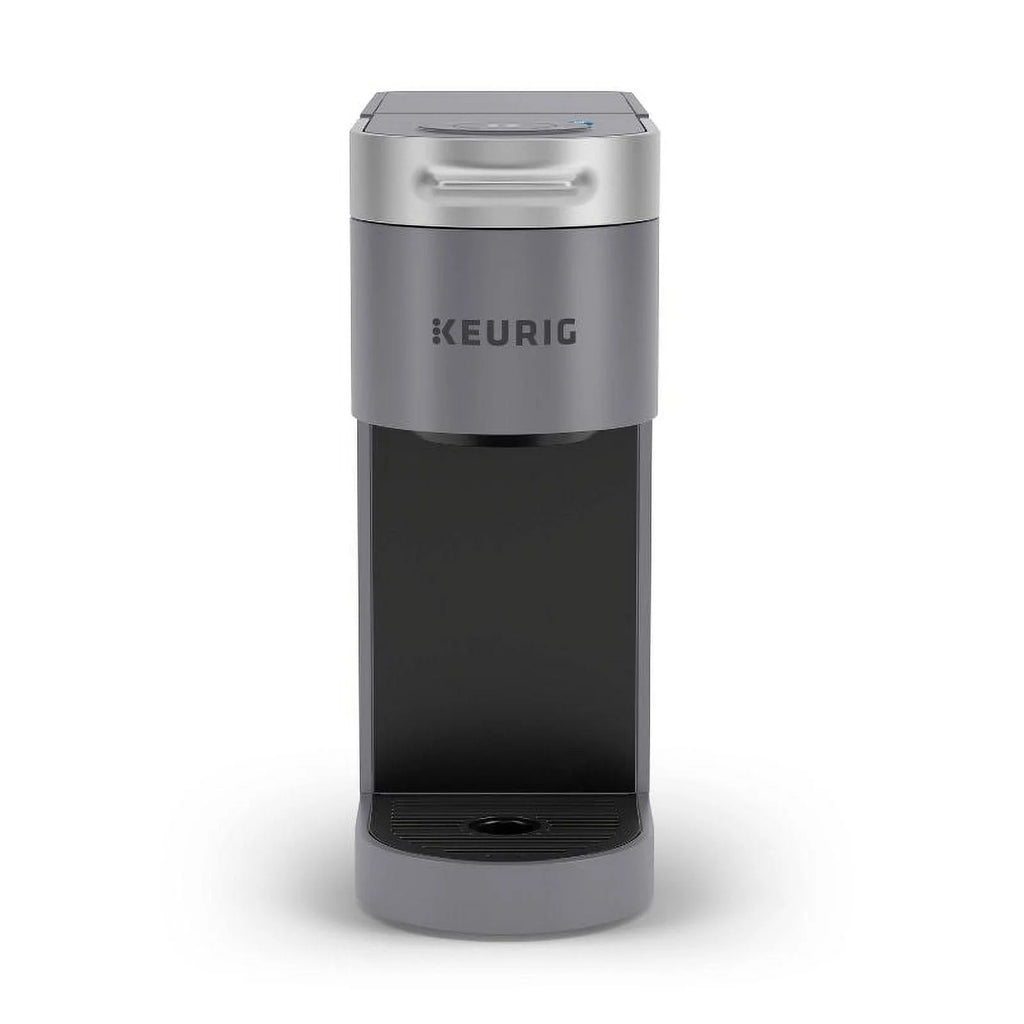 Restored Keurig KSK901AGY K-Slim + ICED Single Serve Coffee Maker, Hot & Cold Brewing, 3 Brew Sizes, 46oz Removable Reservoir, Gray (Refurbished)