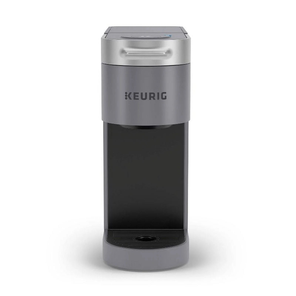 Restored Keurig KSK901AGY K-Slim + ICED Single Serve Coffee Maker, Hot & Cold Brewing, 3 Brew Sizes, 46oz Removable Reservoir, Gray (Refurbished)