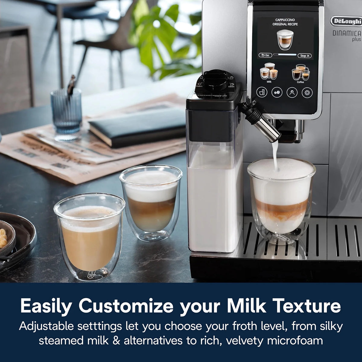 Delonghi Dinamica Plus Fully Automatic Espresso Machine