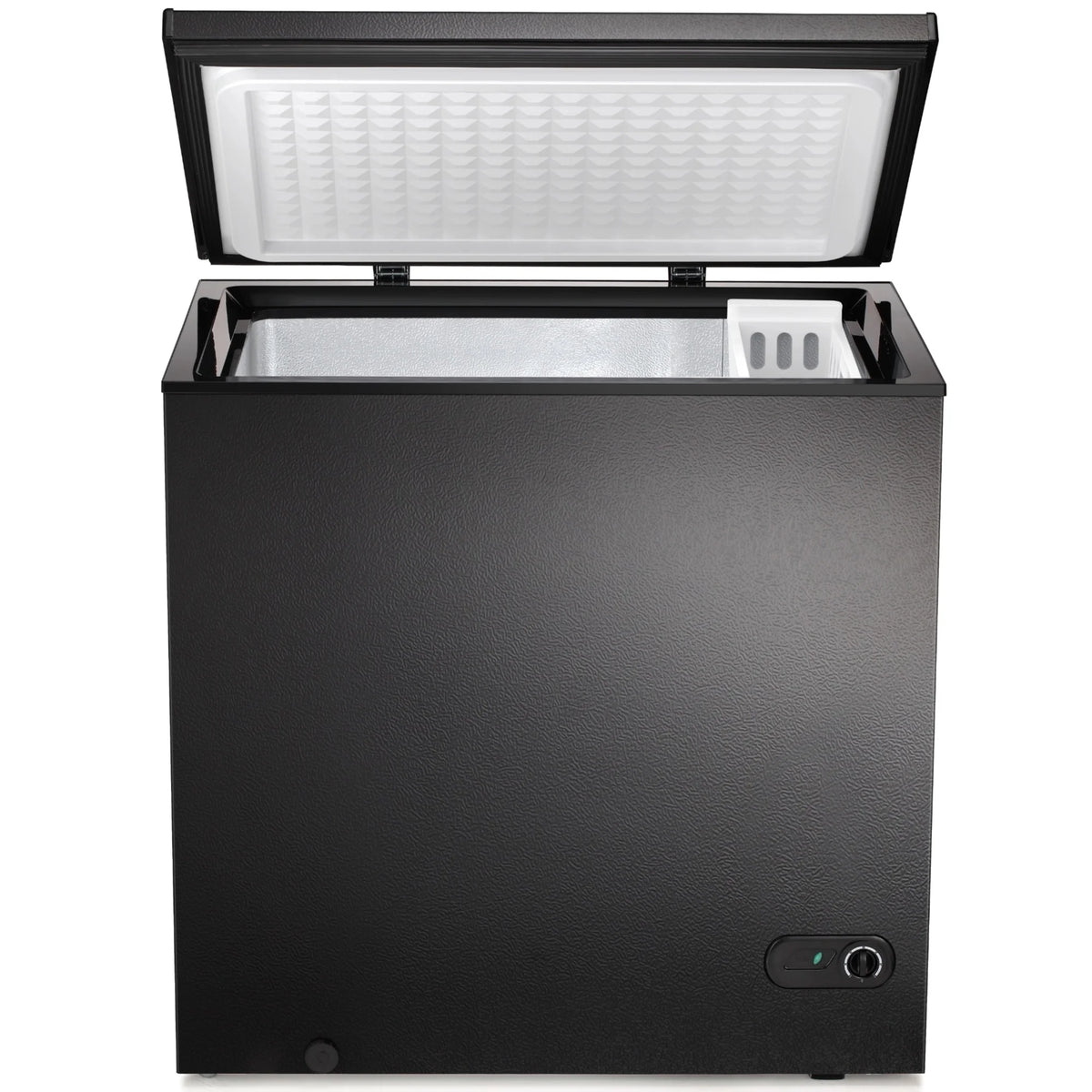 LHRIVER 7.0 cu. ft. Chest Deep Freezer with Adjustable Temperature, Free Standing Top Open Door Compact Freezer with 3 Removable Basket for Kitchen, Home, Bar, Garage, Office