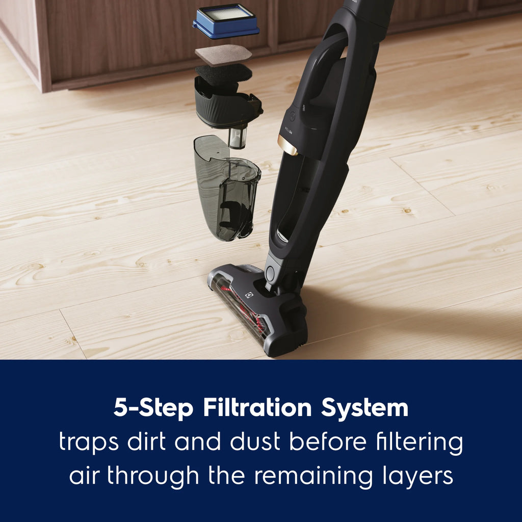 Electrolux WellQ7 Cordless 2-in-1 Vacuum Cleaner, Granite Grey