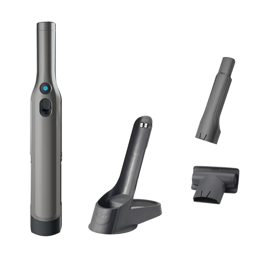 Shark Cordless Handheld Vacuum , Wandvac, for Pet Hair, Carpet & Car, Powerful suction, high speed brushless motor, ultralight weight, with easy emptying and charging dock, WV200, Graphite