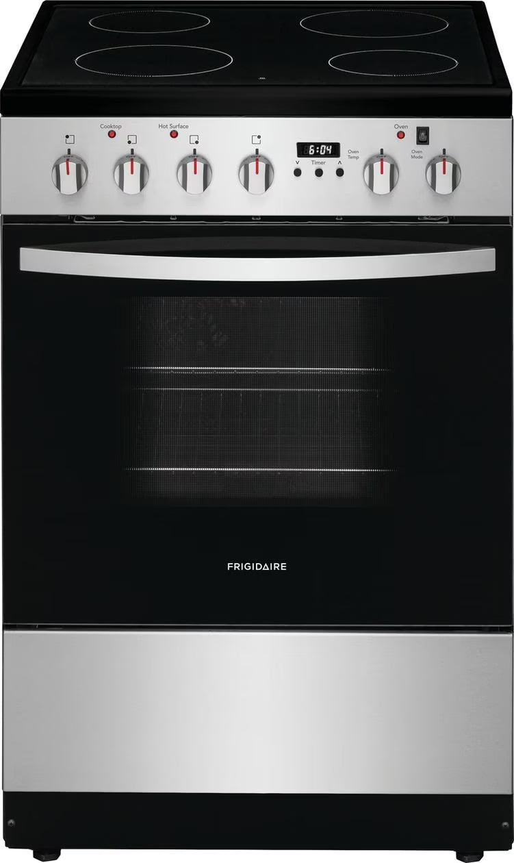 Frigidaire Fcfe2425a 24" Wide 1.9 Cu. Ft. Free Standing Electric Range - Stainless Steel
