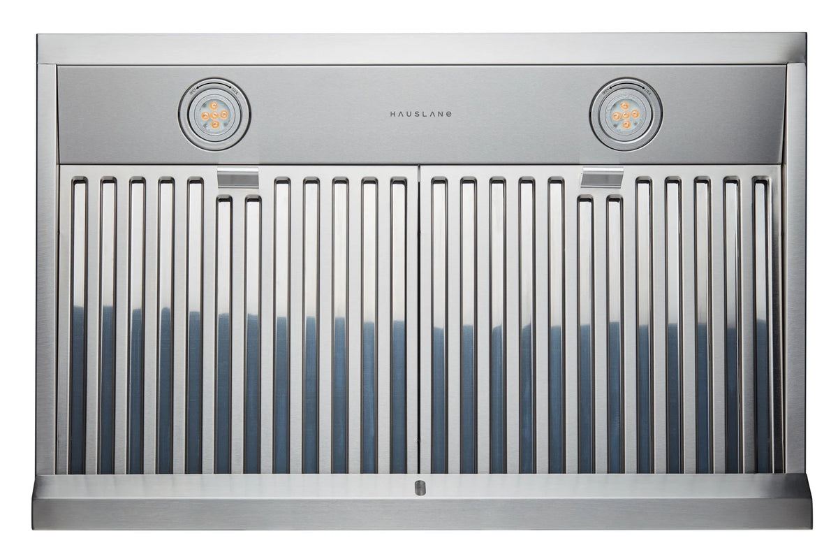 Hauslane Chef Series 36'' Stainless Steel Wall-Mount Range Hood 860 CFM, Touch Screen, Easy Clean Baffle Filters, LED Lamps