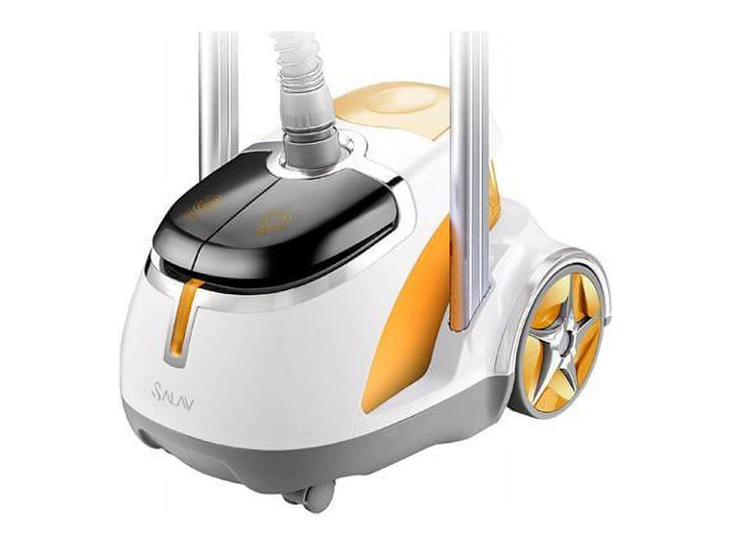 SALAV? GS45-DJ Professional Series Dual Bar Garment Steamer with Foot Pedals, Silver