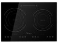 Empava Horizontal Electric Stove Induction Cooktop with 2 Burners in Black Vitro Ceramic Smooth Surface Glass 120V
