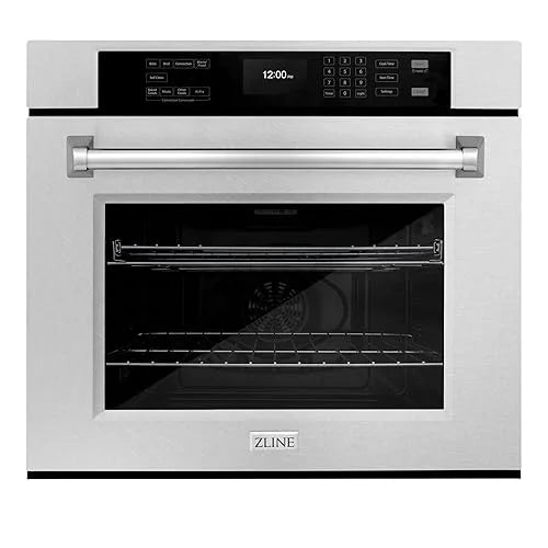 ZLINE 30 in. Professional Convection Single Wall Oven with Air Fry and Self Clean in DuraSnow Stainless Steel (WASS-30)