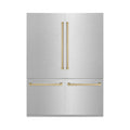 ZLINE KITCHEN AND BATH RBIVZSN60CB french door built in refrigerator