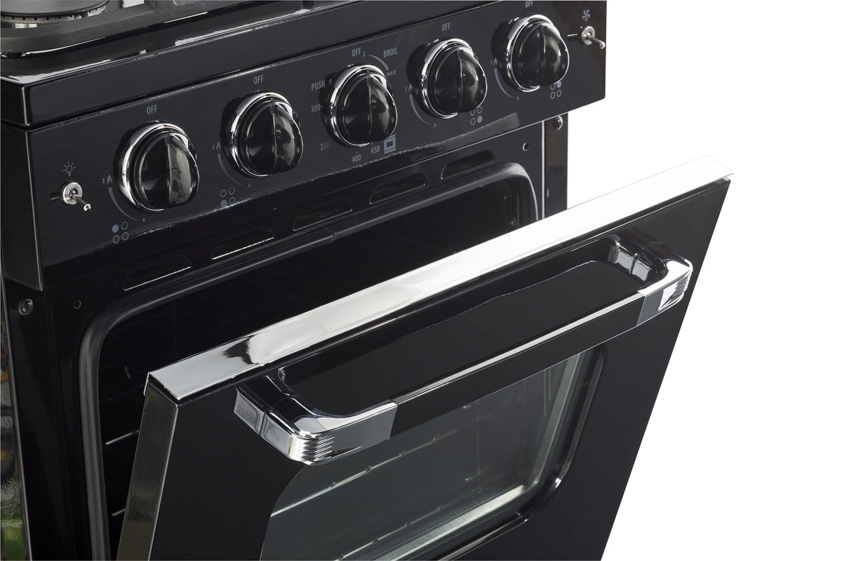 Unique Classic Retro 24" 2.9 cu/ft Freestanding Gas Range with Convection Oven and Sealed Burners