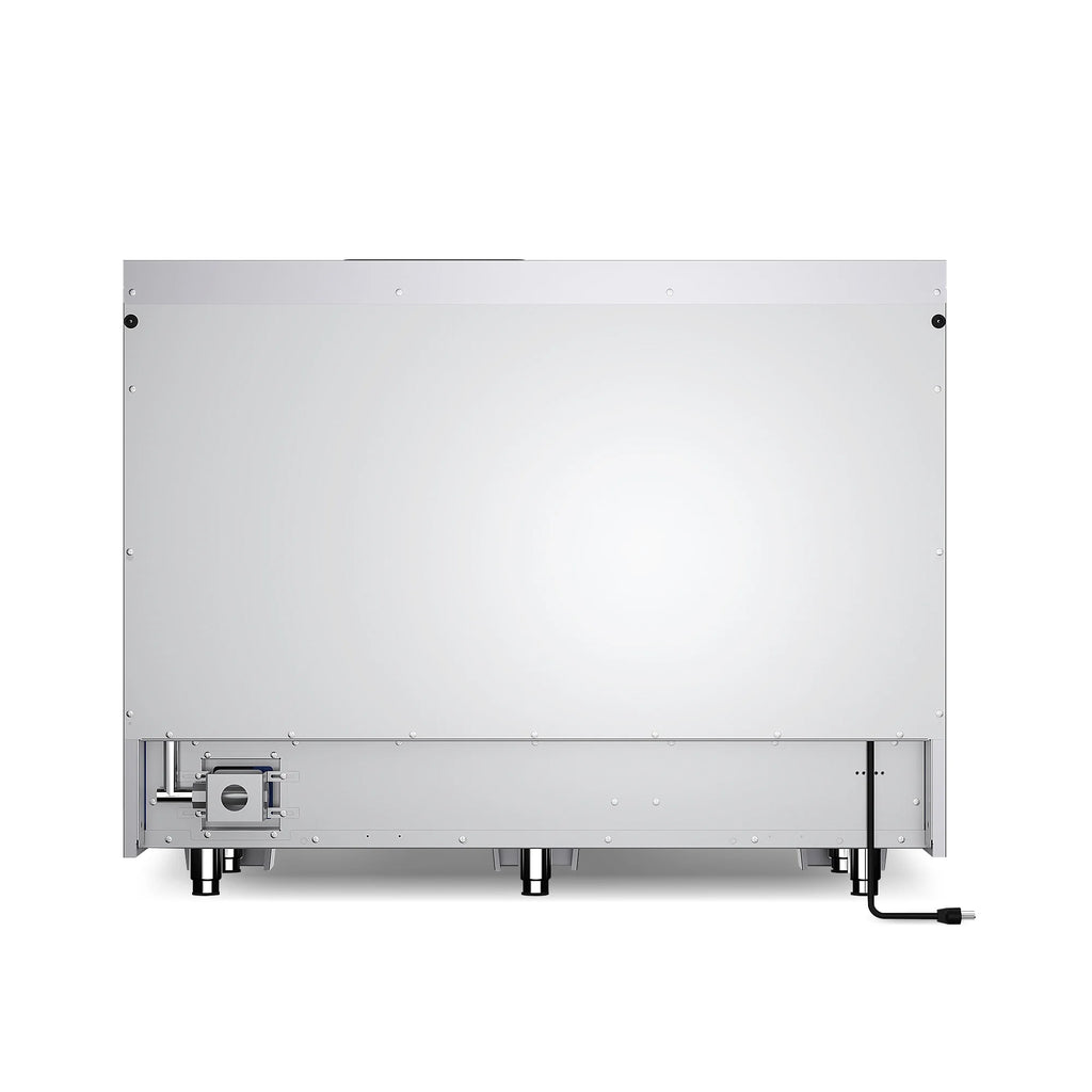 Cosmo 48 in. Lumin Collection 5.5 cu. ft. Double Oven Dual Fuel Range with 8 Burners, Cast Iron Grates in Stainless Steel
