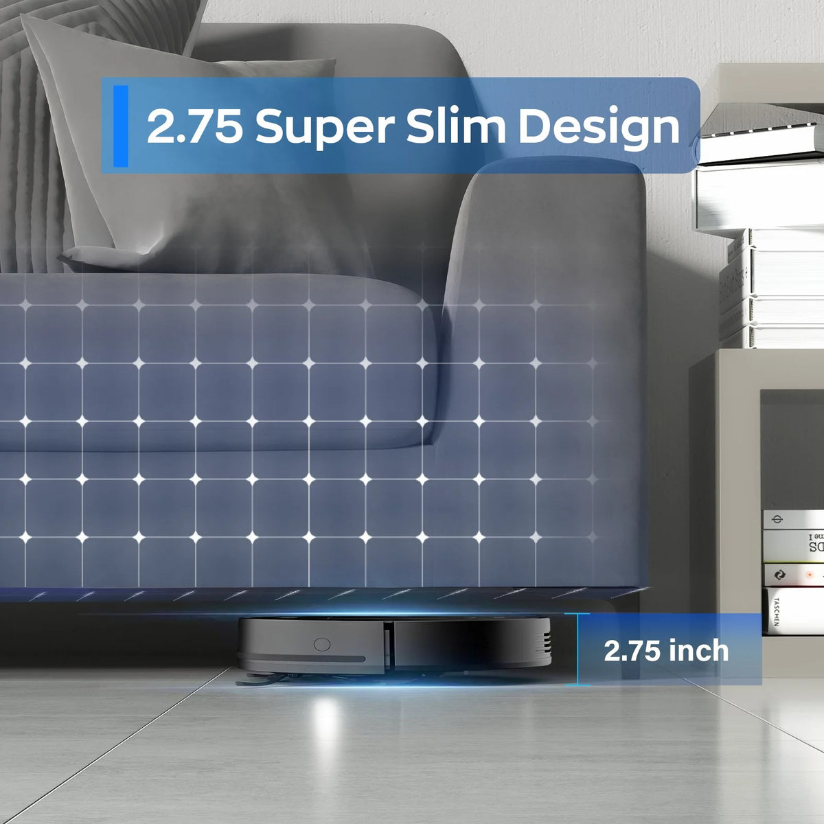 ONSON Robot Vacuum Cleaner, Robot Vacuum and Mop Combo with WIFI / Alexa for Pet Hair and Hard Floor