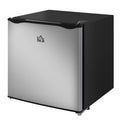 Mini Upright Freezer 1.1 Cu.Ft - Compact Silver Freezer, Removable Shelves, Low Noise, Adjustable Temperature - Ideal for Apartments, Dorms, Offices