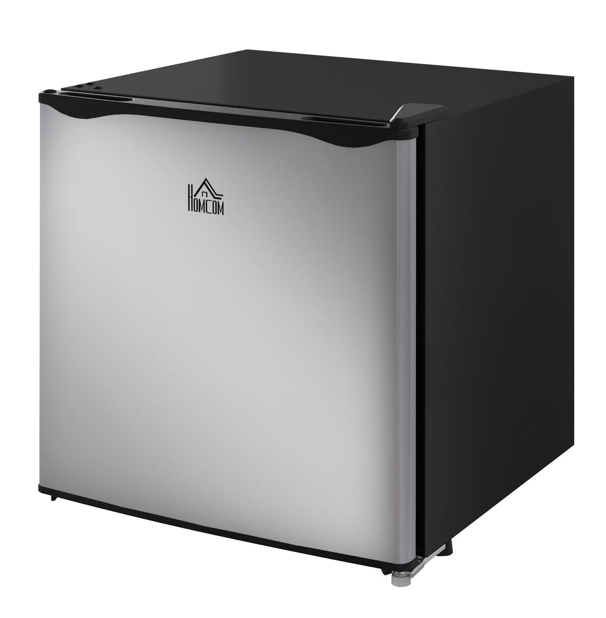 Mini Upright Freezer 1.1 Cu.Ft - Compact Silver Freezer, Removable Shelves, Low Noise, Adjustable Temperature - Ideal for Apartments, Dorms, Offices