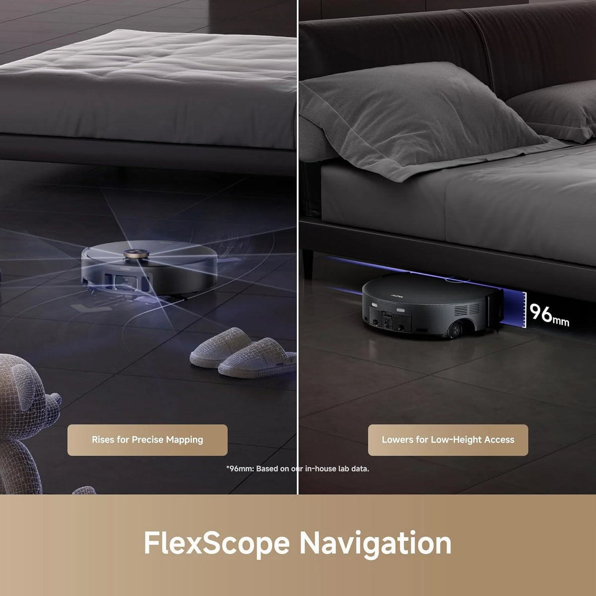 MOVA Z60 Ultra Roller Complete Robot Vacuum and Mop, 28,000Pa Suction, Roller Real-Time Flutting Self-Washing, Auto Carpet Shield, Extendable for Edge Cleaning, Anti-tangle DuoBrush