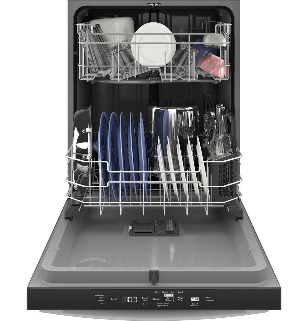 GE?? Top Control with Plastic Interior Dishwasher with Sanitize Cycle & Dry Boost