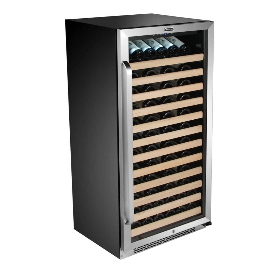 Whynter 24 inch Wine Cooler Refrigerator, 54 Bottle Wine Fridge with Stainless Steel Glass Door