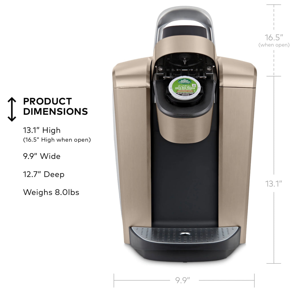 Keurig K-Elite Single-Serve K-Cup Pod Coffee Maker, Brushed Slate