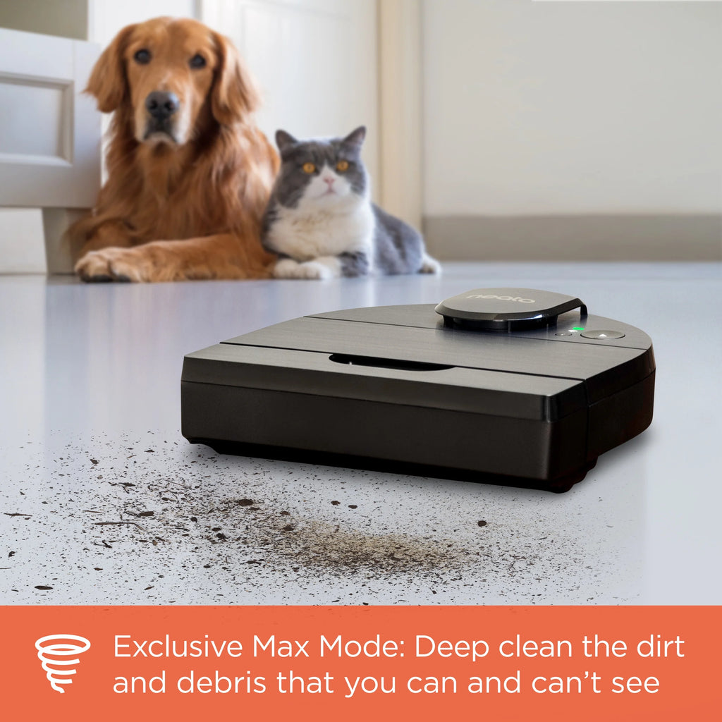 Open Box Neato D10 Intelligent Robot Vacuum Wi-Fi Connected with LIDAR Navigation in Silver