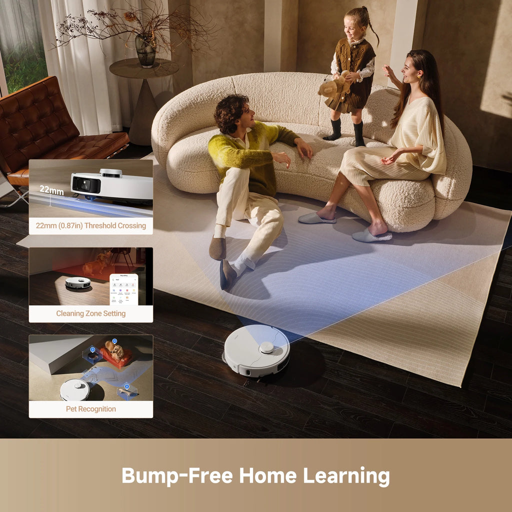 MOVA P50 Pro Ultra Robot Vacuum with Cleaning Solution, Removable&Liftable Mop,Anti-Tangle,Self Drying&Cleaning