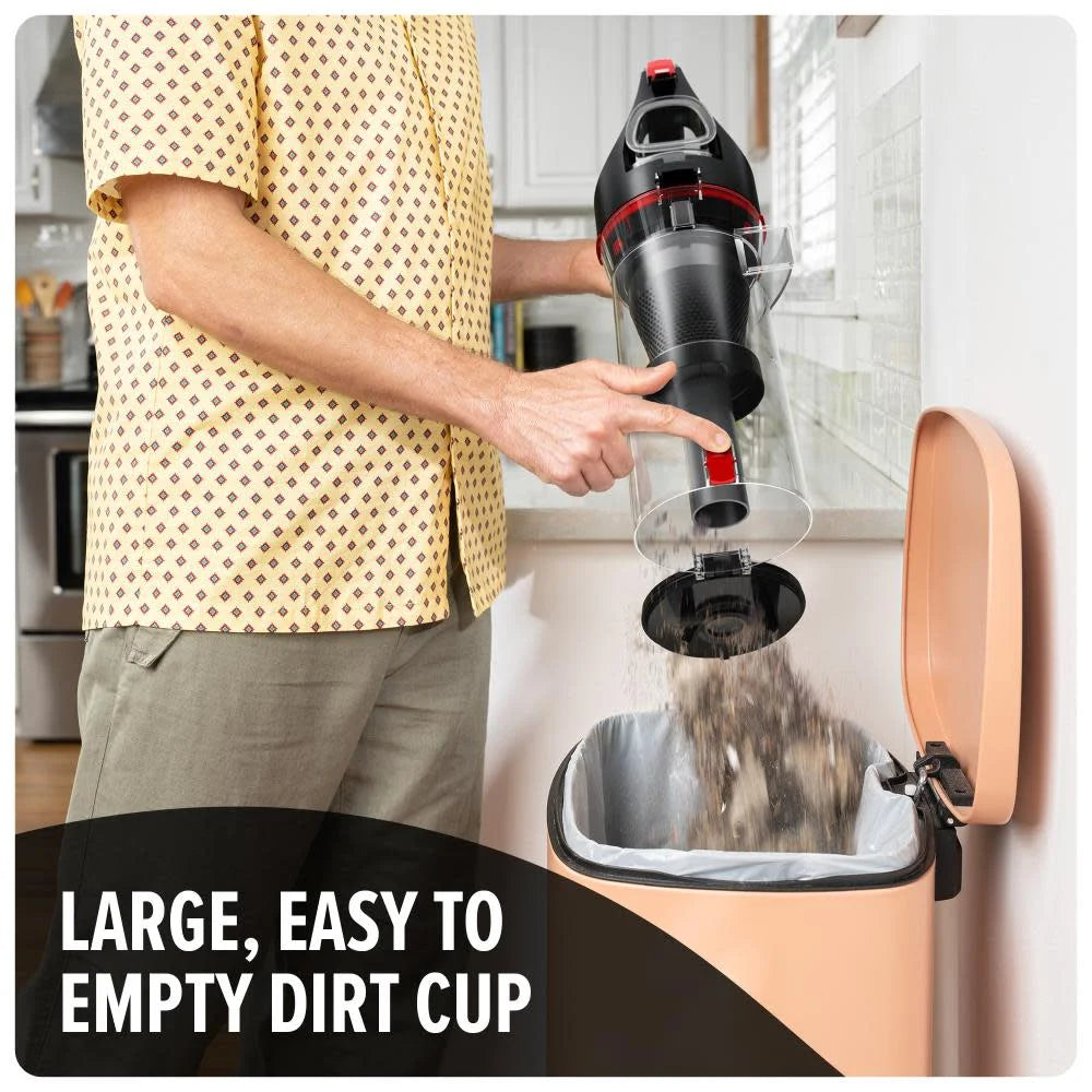 Dirt Devil 147893 Multi Surface Total Pet Plus Upright Bagless Vacuum Cleaner Machine, Black