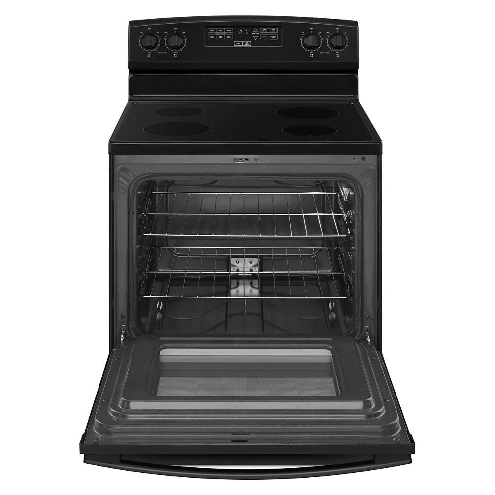 Brand New Amana® AER6303MFW - Freestanding 30" Electric Range - White - with Extra Large Oven Window 46" H x 27" D x 29" W