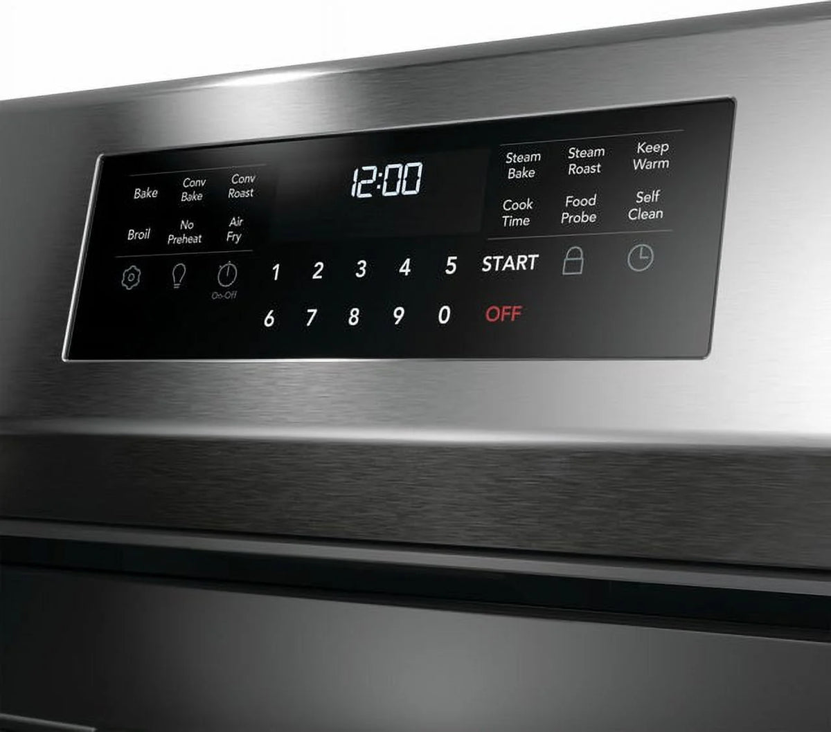 Frigidaire 30" Rear Control Gas Range-Stainless Steel GCRG3060BF