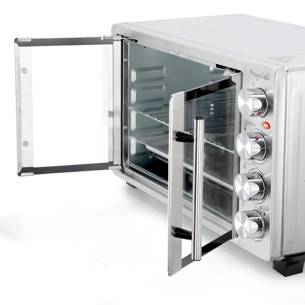 MegaChef 30 Quart French Door Multi-Function Electric Toaster Oven