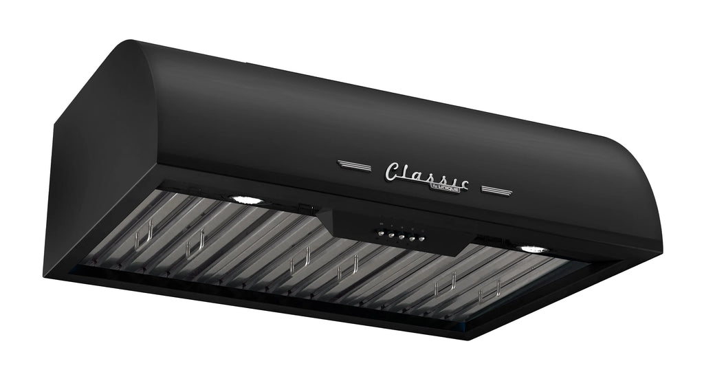 Unique Classic Retro 30" Under Cabinet Range Hood with 700 CFM and LED Lighting 110 volts