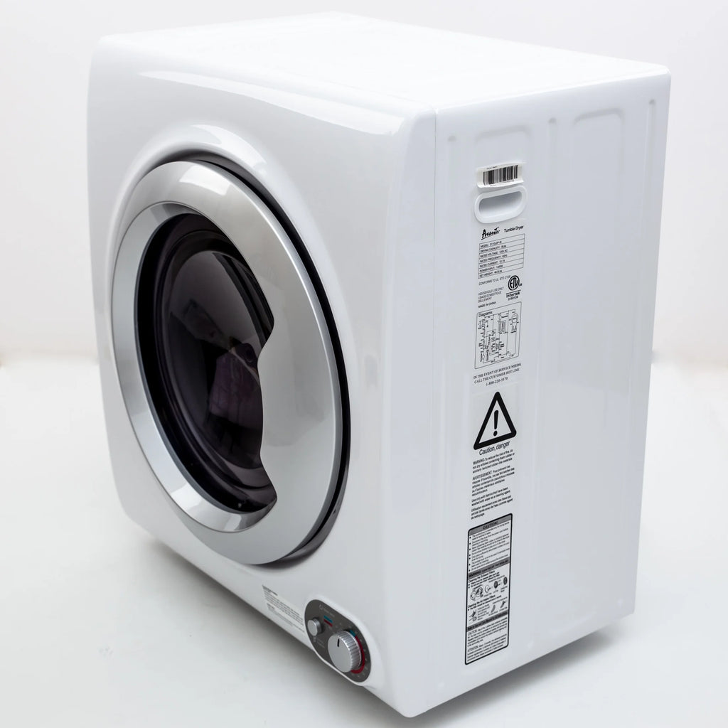 Avanti 2.6 cu. ft. Compact Front Loader Clothes Dryer, in White (D110J2P-IS)