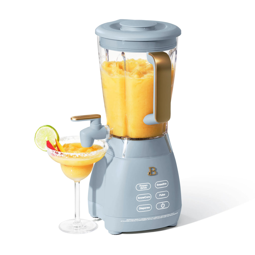 Beautiful Slush Crush 60 oz 4-Speed Frozen Drink Maker, White Icing by Drew Barrymore