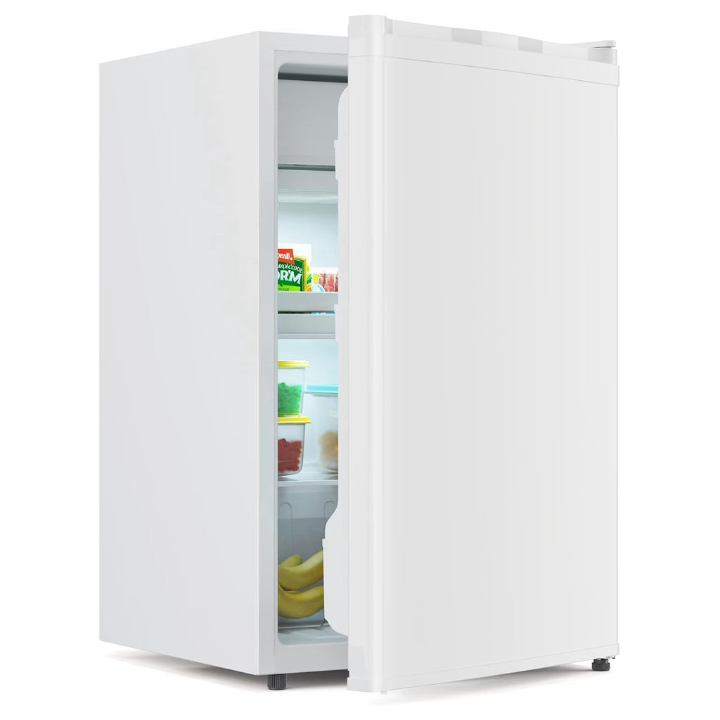 Adoolla 4.3 Cu.Ft. Single Door Mini Refrigerator with Top Freezer and 7 Adjustable Temperature Settings