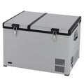 Whynter 90 Quart Dual Zone Portable Fridge/Freezer with 12v Option and Wheels