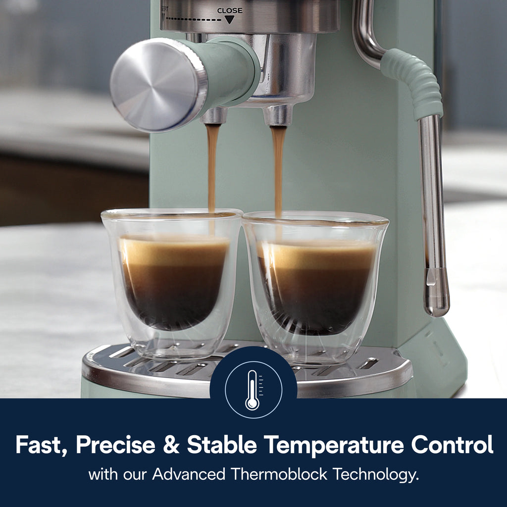 De’Longhi Dedica Duo Espresso Machine, Compact Size with Built in Frother for Latte Art, Brew Espresso, Cold Brew, Lattes & More, Stainless Steel