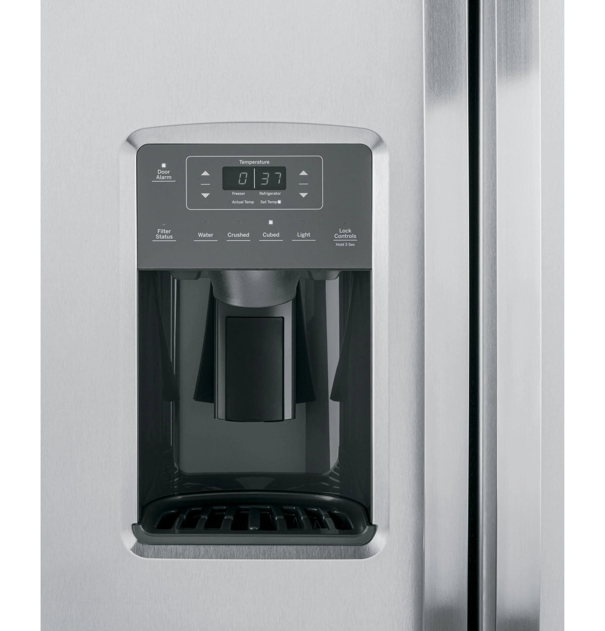 GE? 25.3 Cu. Ft. Side-By-Side Refrigerator